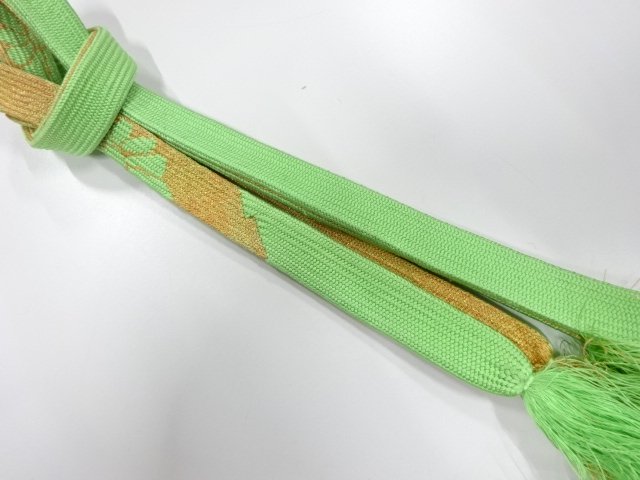 JAPANESE KIMONO / HAND-TIED OBIJIME